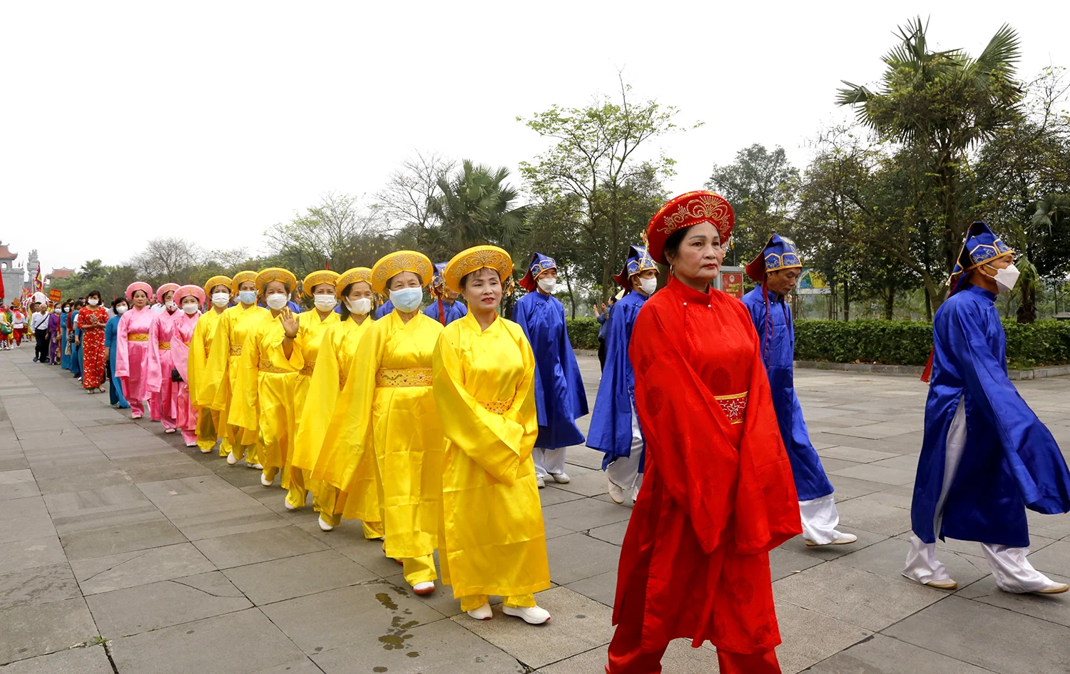 Đặc sắc lễ rước kiệu về Đền Hùng