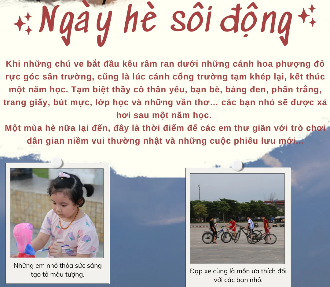 Ngày hè sôi động