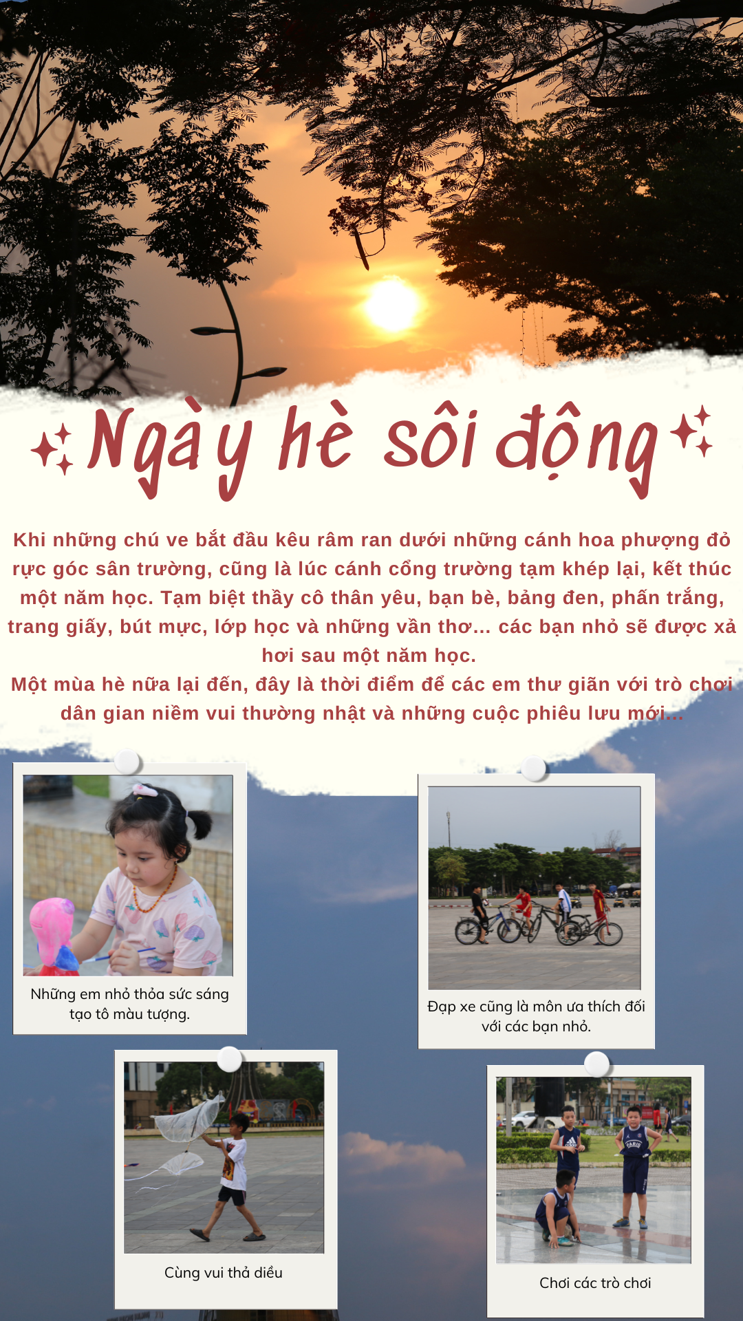 Ngày hè sôi động