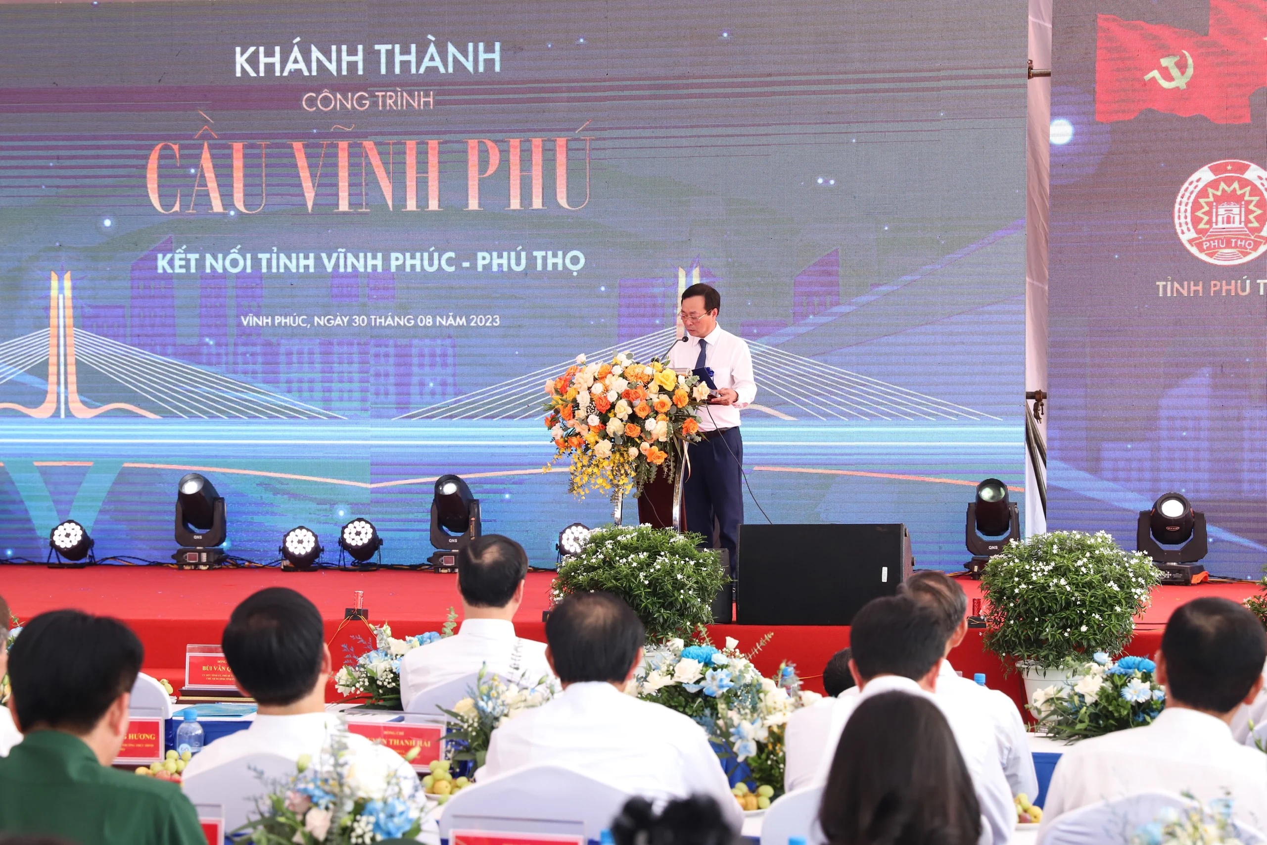 Khánh thành cầu Vĩnh Phú qua sông Lô nối tỉnh Phú Thọ và Vĩnh Phúc