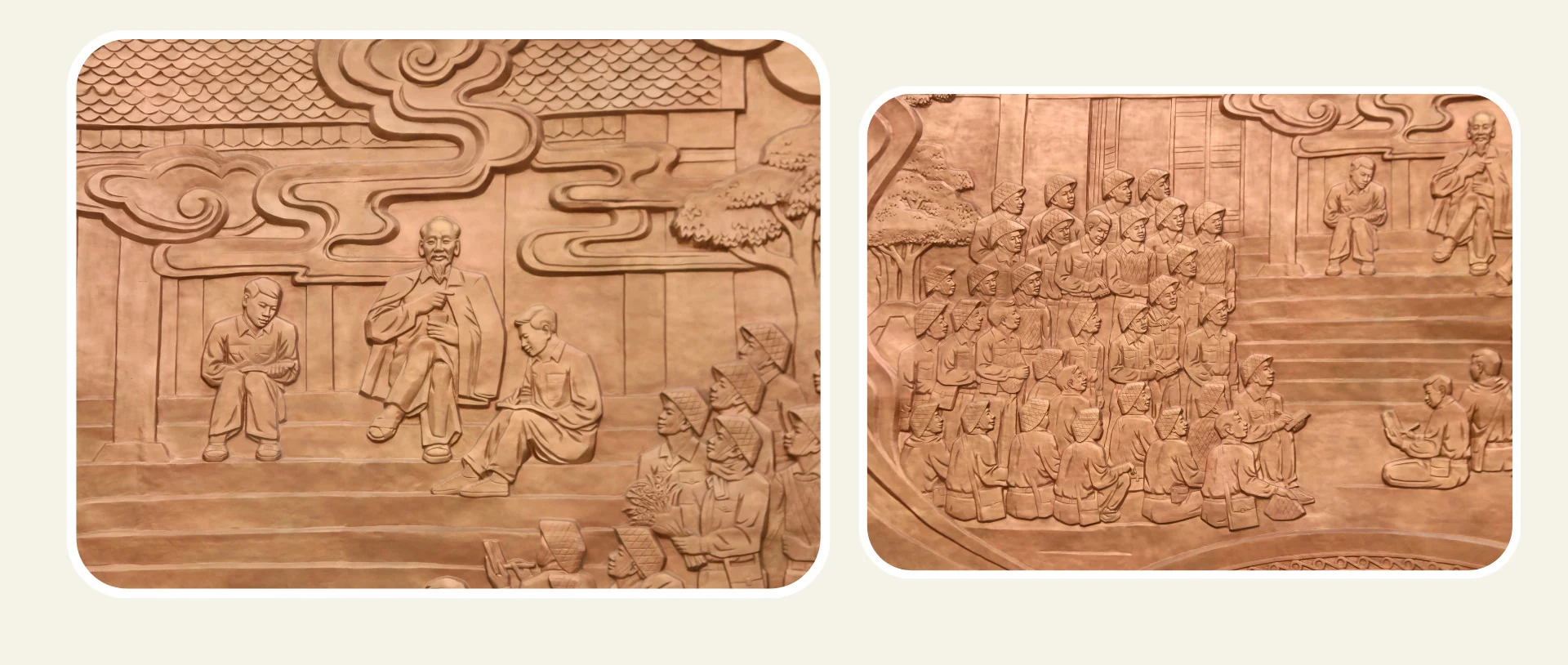 Bức phù điêu bằng đồng lớn nhất Việt Nam tại Khu di tích lịch sử Đền Hùng