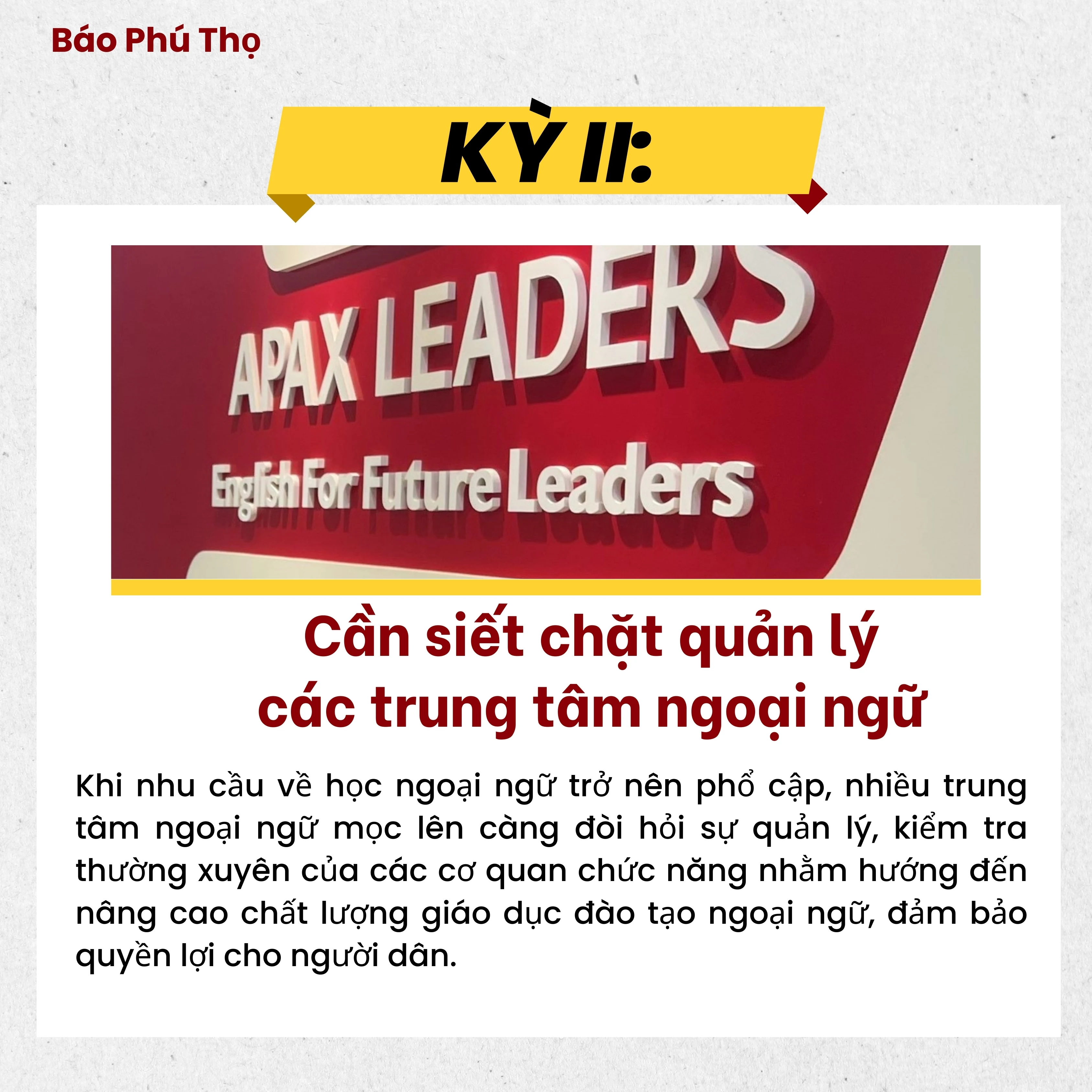 Kỳ 2: Cần siết chặt quản lý các trung tâm ngoại ngữ