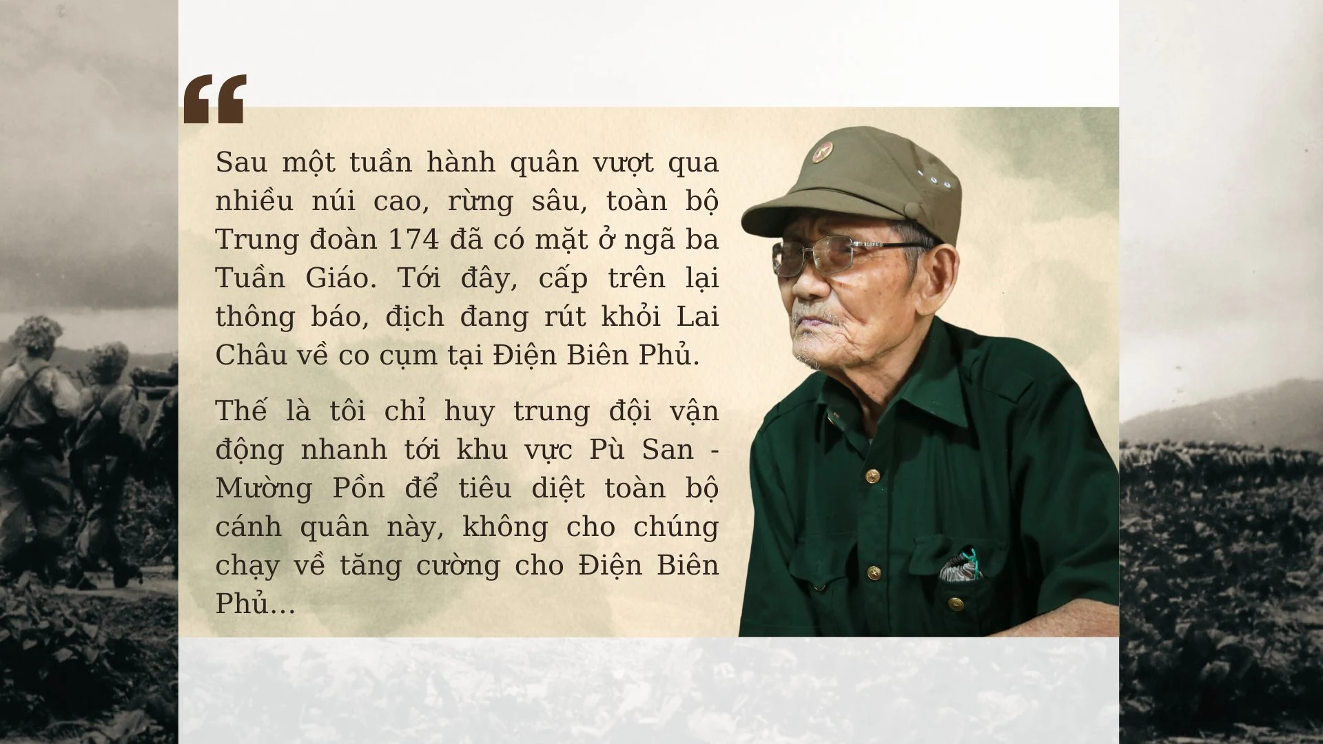 Ký ức “56 ngày đêm” của cựu chiến binh 98 tuổi