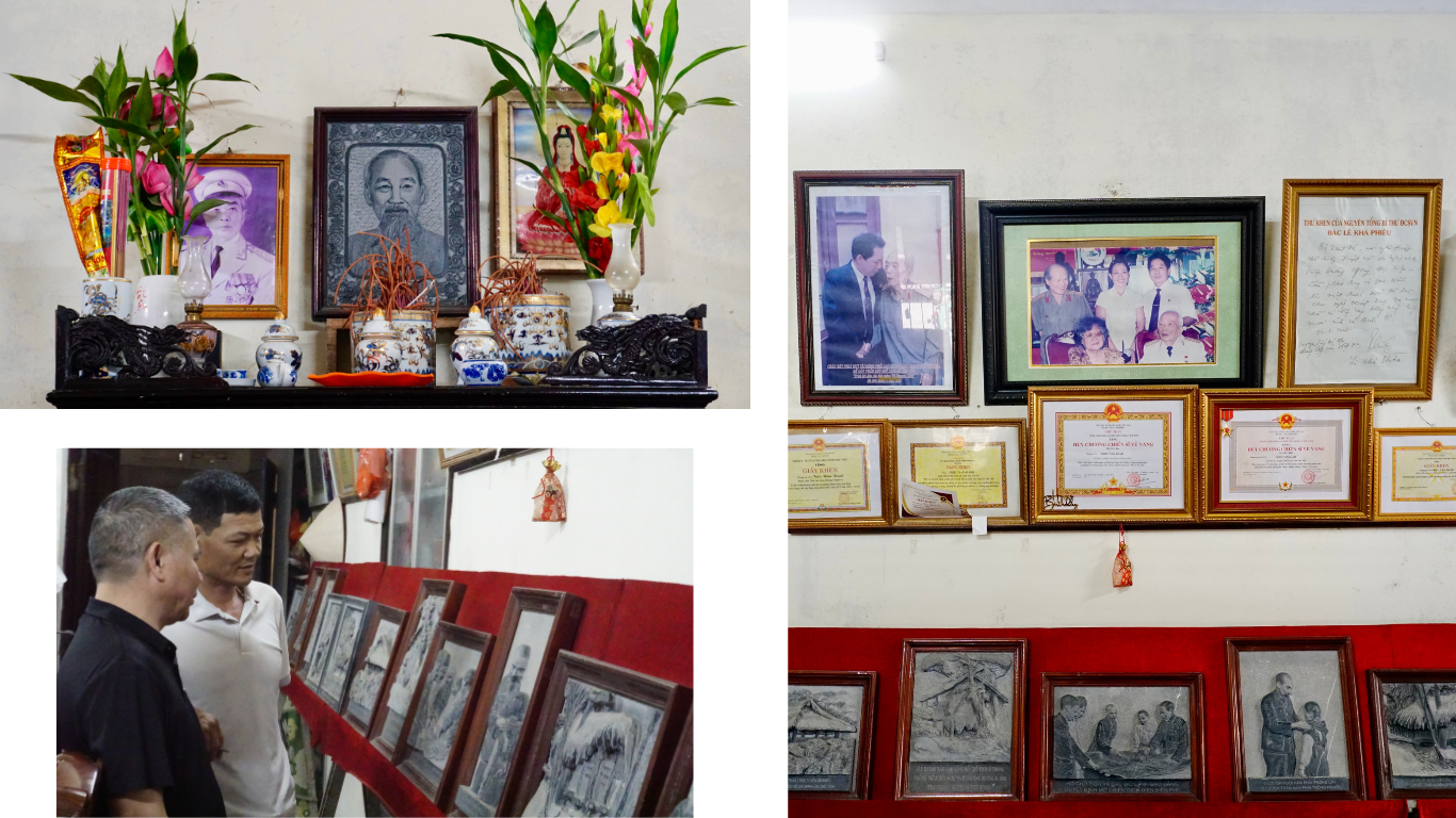 Nghệ nhân gần 30 năm khắc ghi hình Bác