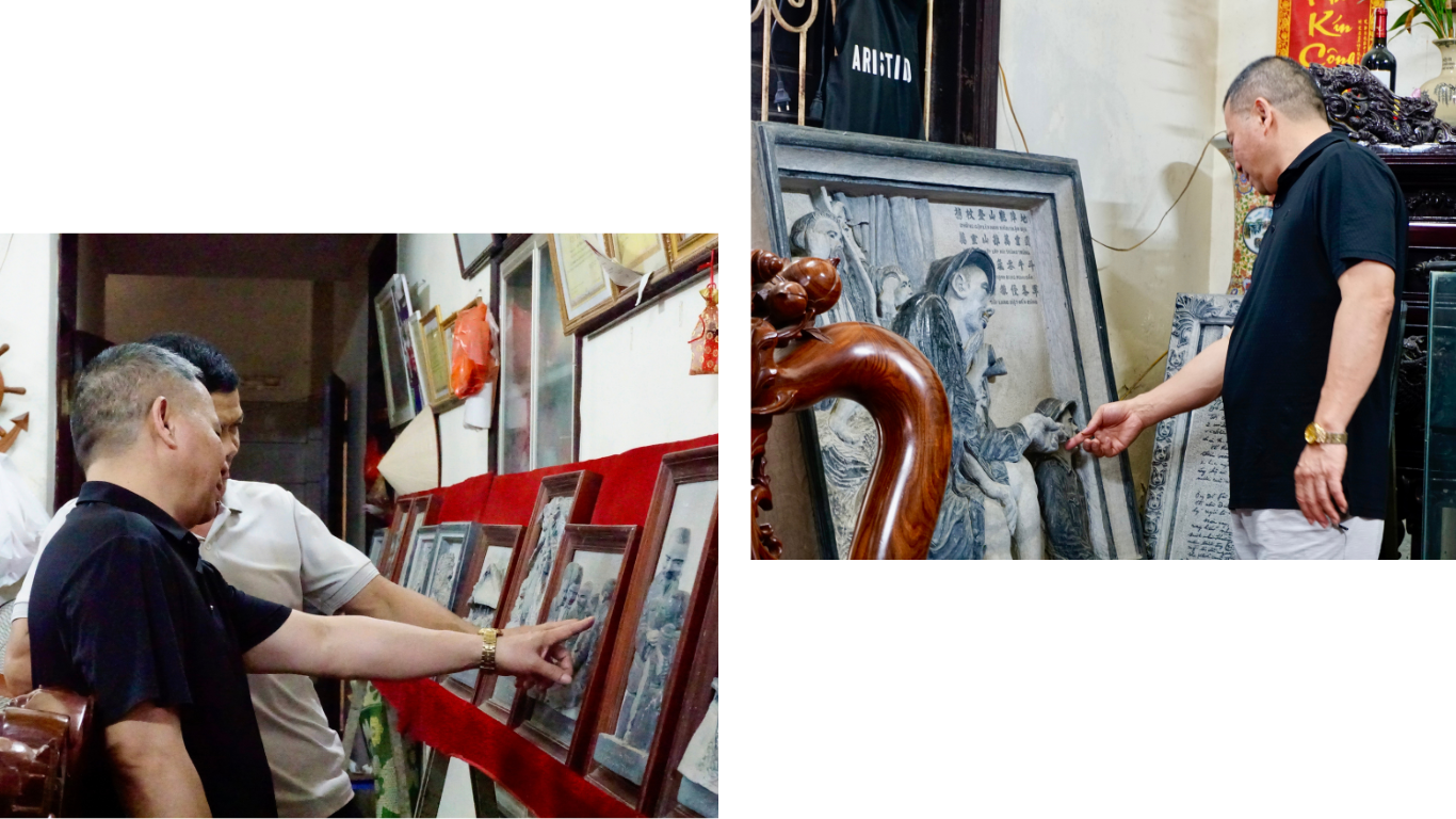 Nghệ nhân gần 30 năm khắc ghi hình Bác