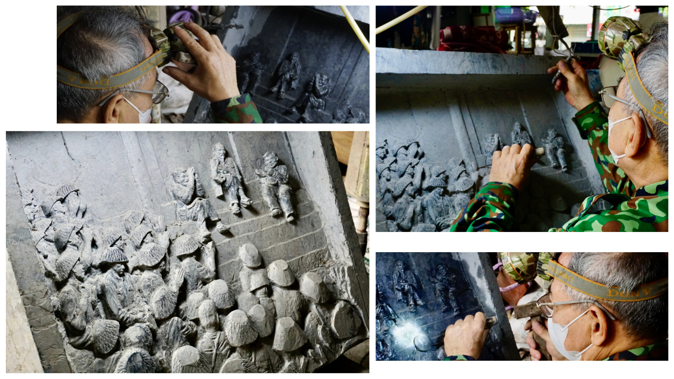 Nghệ nhân gần 30 năm khắc ghi hình Bác