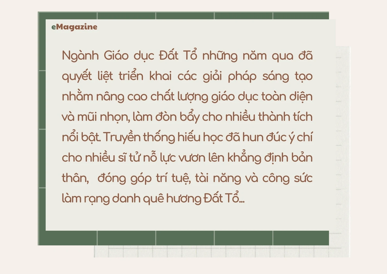 Giáo dục Đất Tổ - Những tấm gương truyền cảm hứng - Kỳ I: Nối tiếp truyền thống hiếu học