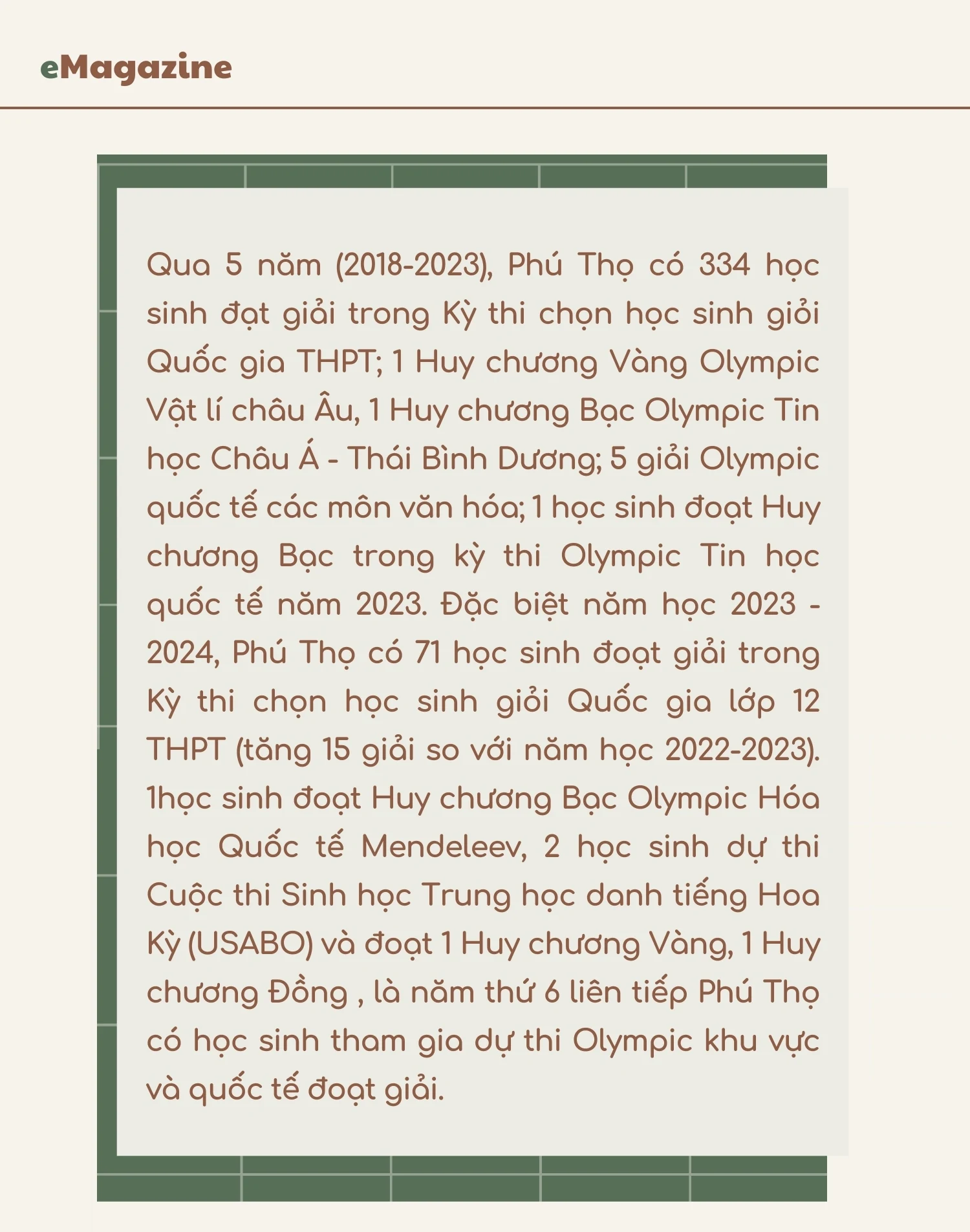 Giáo dục Đất Tổ - Những tấm gương truyền cảm hứng - Kỳ I: Nối tiếp truyền thống hiếu học