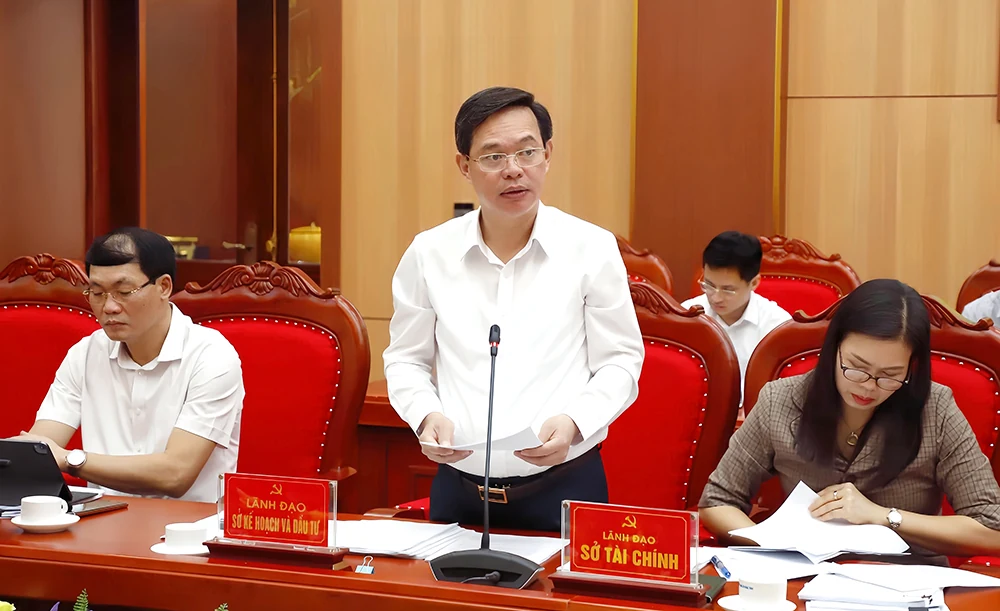 Hội nghị Ban Thường vụ Tỉnh ủy