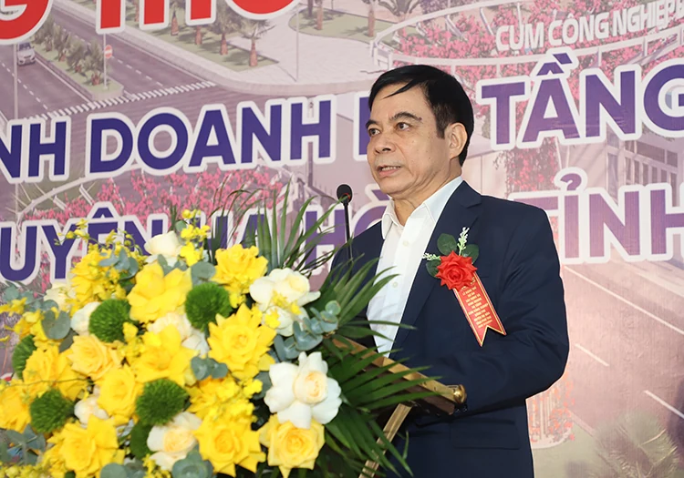 Động thổ Dự án “Xây dựng và kinh doanh hạ tầng Cụm công nghiệp Đồng Phì”