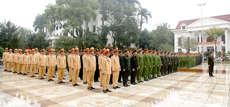 Công an tỉnh: Ra quân thực hiện cao điểm tấn công, trấn áp tội phạm bảo đảm ANTT Tết Nguyên đán Ất Tỵ năm 2025