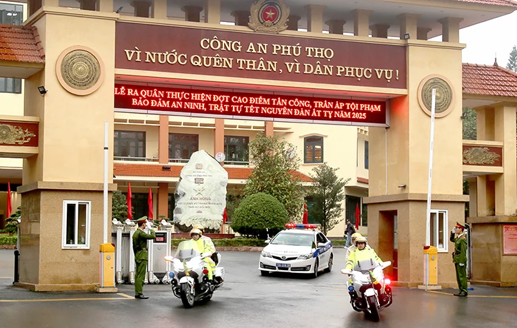 Công an tỉnh: Ra quân thực hiện cao điểm tấn công, trấn áp tội phạm bảo đảm ANTT Tết Nguyên đán Ất Tỵ năm 2025