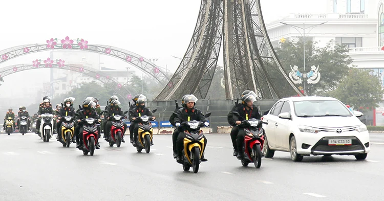 Công an tỉnh: Ra quân thực hiện cao điểm tấn công, trấn áp tội phạm bảo đảm ANTT Tết Nguyên đán Ất Tỵ năm 2025