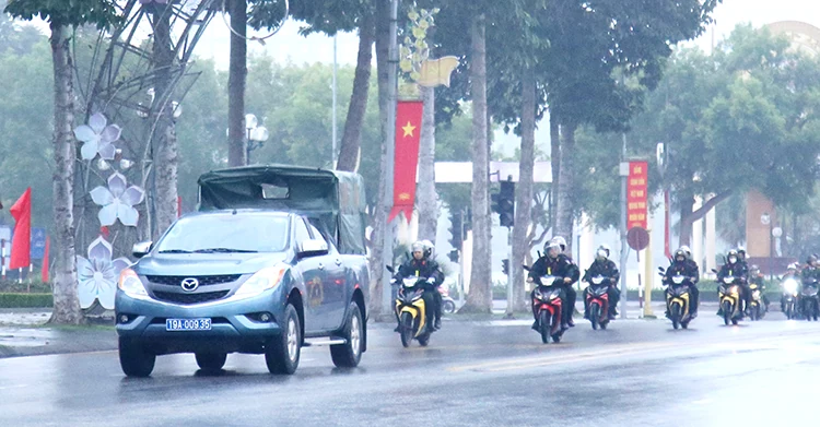 Công an tỉnh: Ra quân thực hiện cao điểm tấn công, trấn áp tội phạm bảo đảm ANTT Tết Nguyên đán Ất Tỵ năm 2025