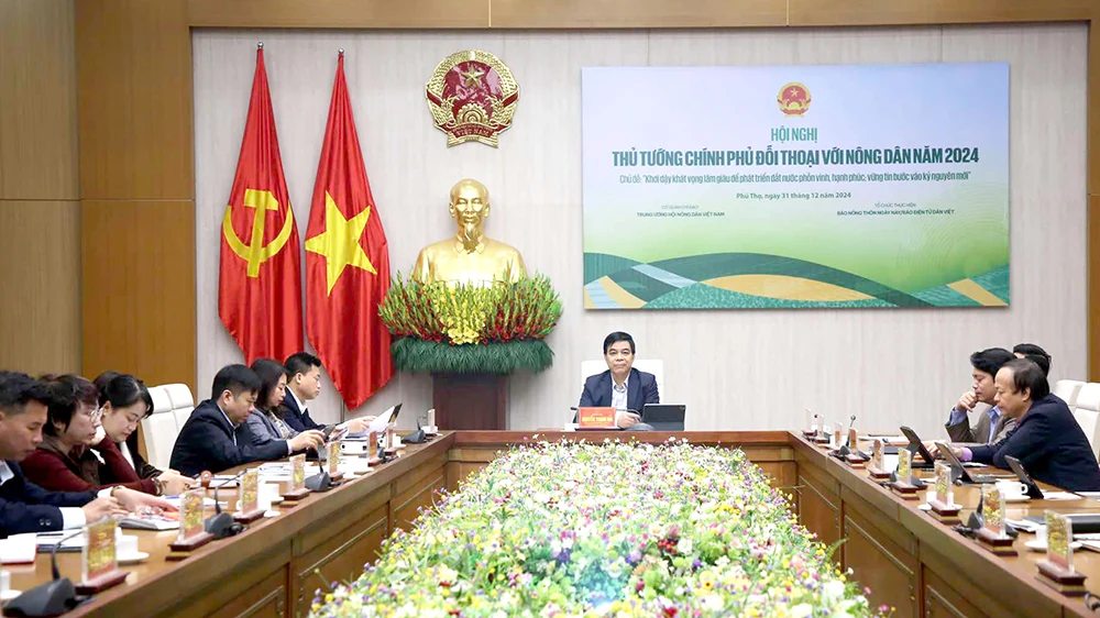 Thủ tướng Chính phủ đối thoại với nông dân Việt Nam năm 2024