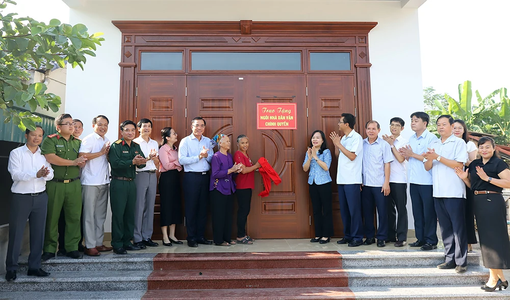 Xuân về trong những “ Ngôi nhà dân vận”