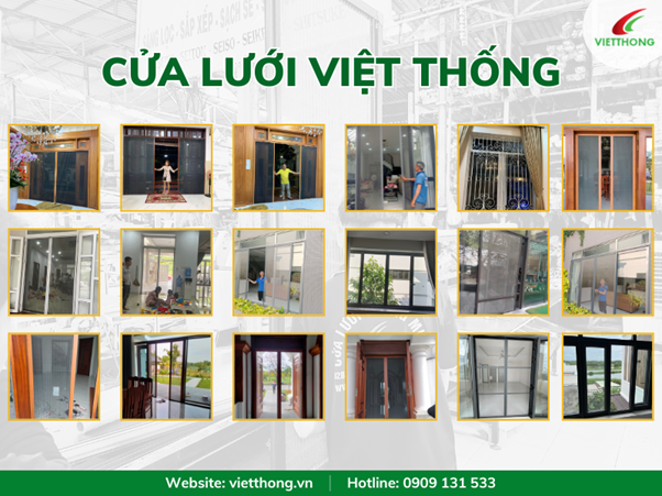 Cửa lưới chống muỗi Việt Thống - Đầu tư nhỏ, lợi ích lớn cho gia đình bạn