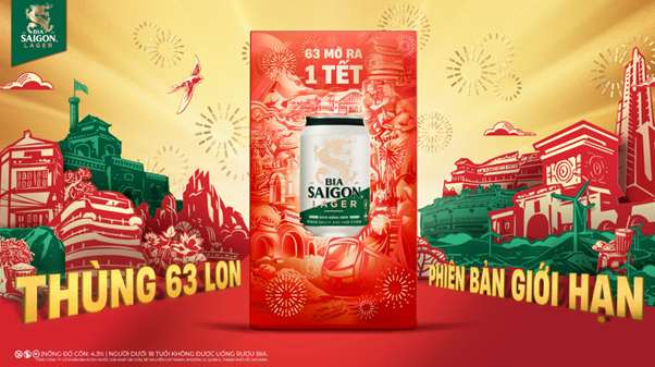 Mở bát 2025 với trend sưu tầm bộ lon “cực phẩm” từ Bia Saigon Lager