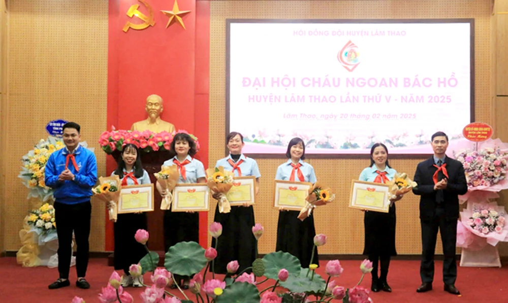 Đại hội cháu ngoan Bác Hồ huyện Lâm Thao lần thứ V năm 2025