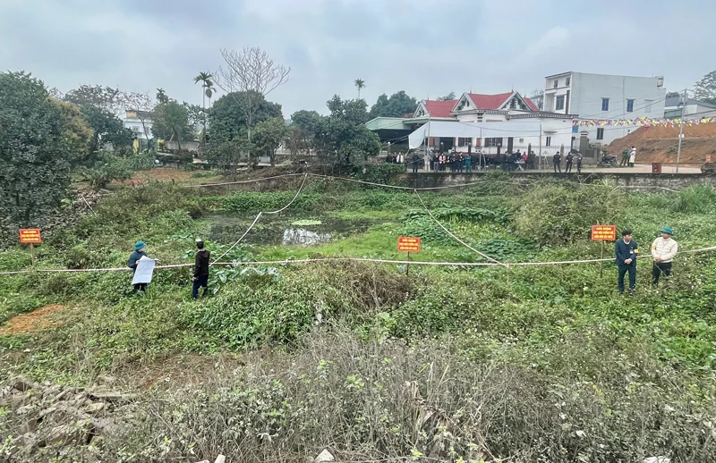 Cưỡng chế thực hiện Quyết định kiểm đếm bắt buộc tại xã Tiên Kiên