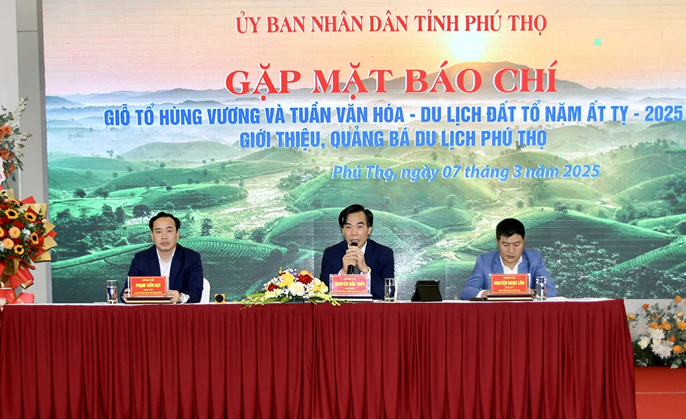 Gặp mặt báo chí Giỗ Tổ Hùng Vương và Tuần Văn hóa du lịch Đất Tổ năm Ất Tỵ 2025