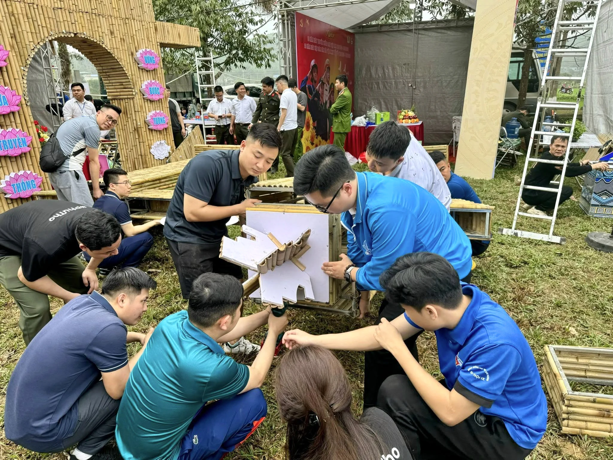 Tuổi trẻ Đất Tổ tham gia Hội trại “Tuổi trẻ vì an ninh Tổ quốc” khu vực phía Bắc