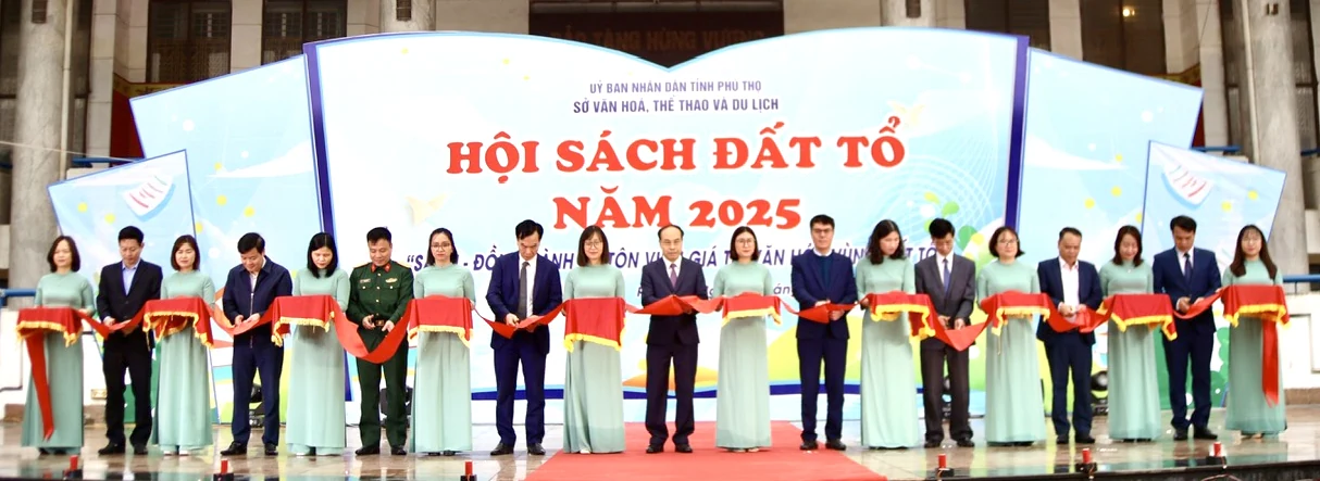 Khai mạc Hội sách Đất Tổ năm 2025