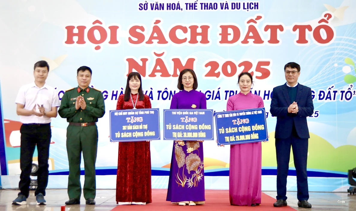 Khai mạc Hội sách Đất Tổ năm 2025