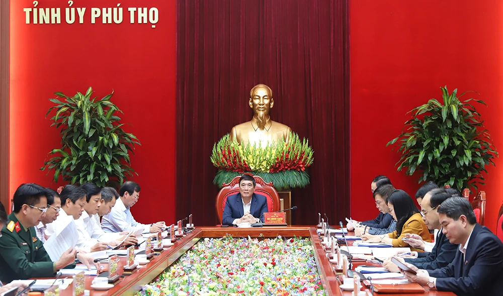 Những nhiệm vụ tập trung thực hiện liên quan sắp xếp tổ chức bộ máy của hệ thống chính trị tại Phú Thọ