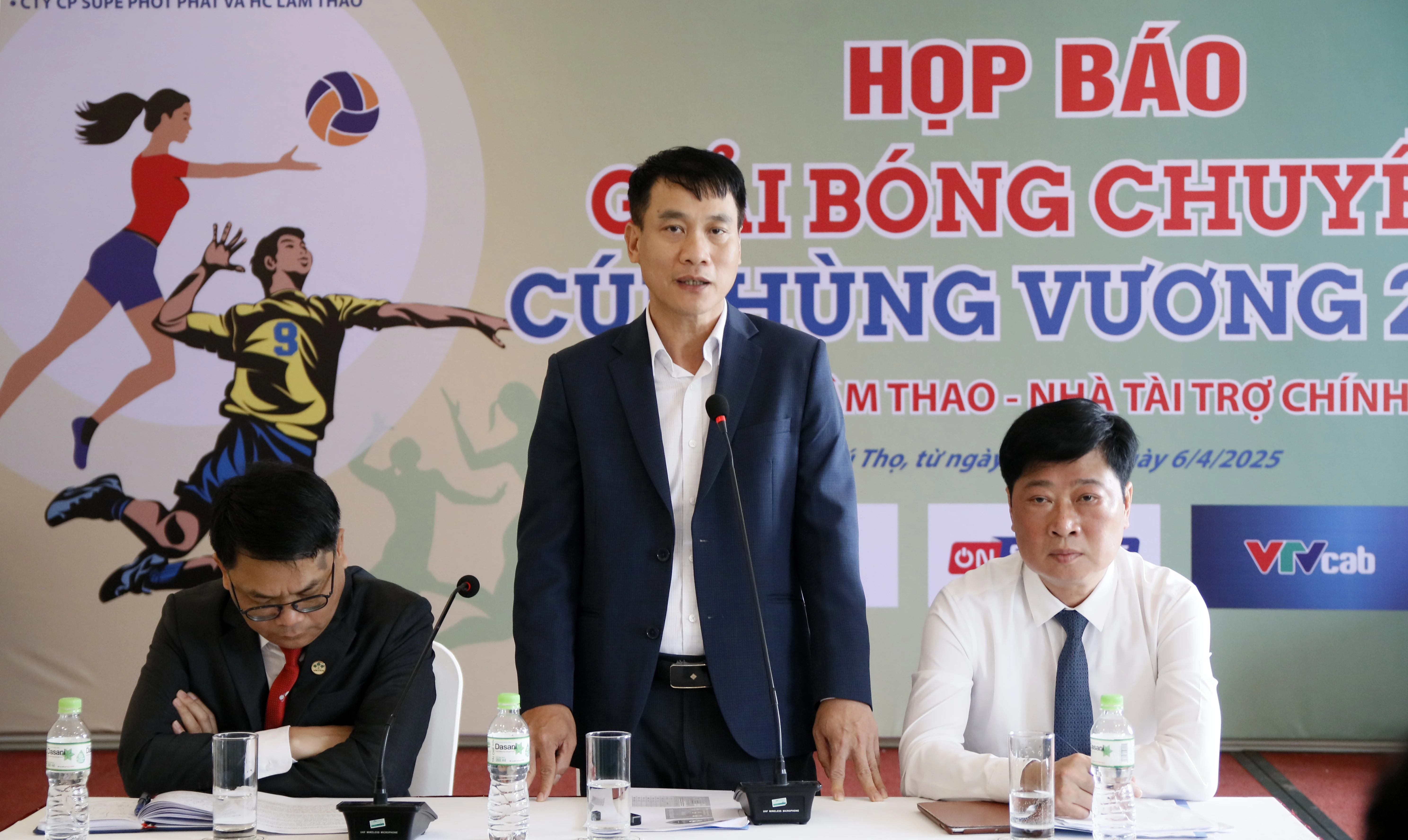 Họp báo Giải Bóng chuyền Cúp Hùng Vương 2025
