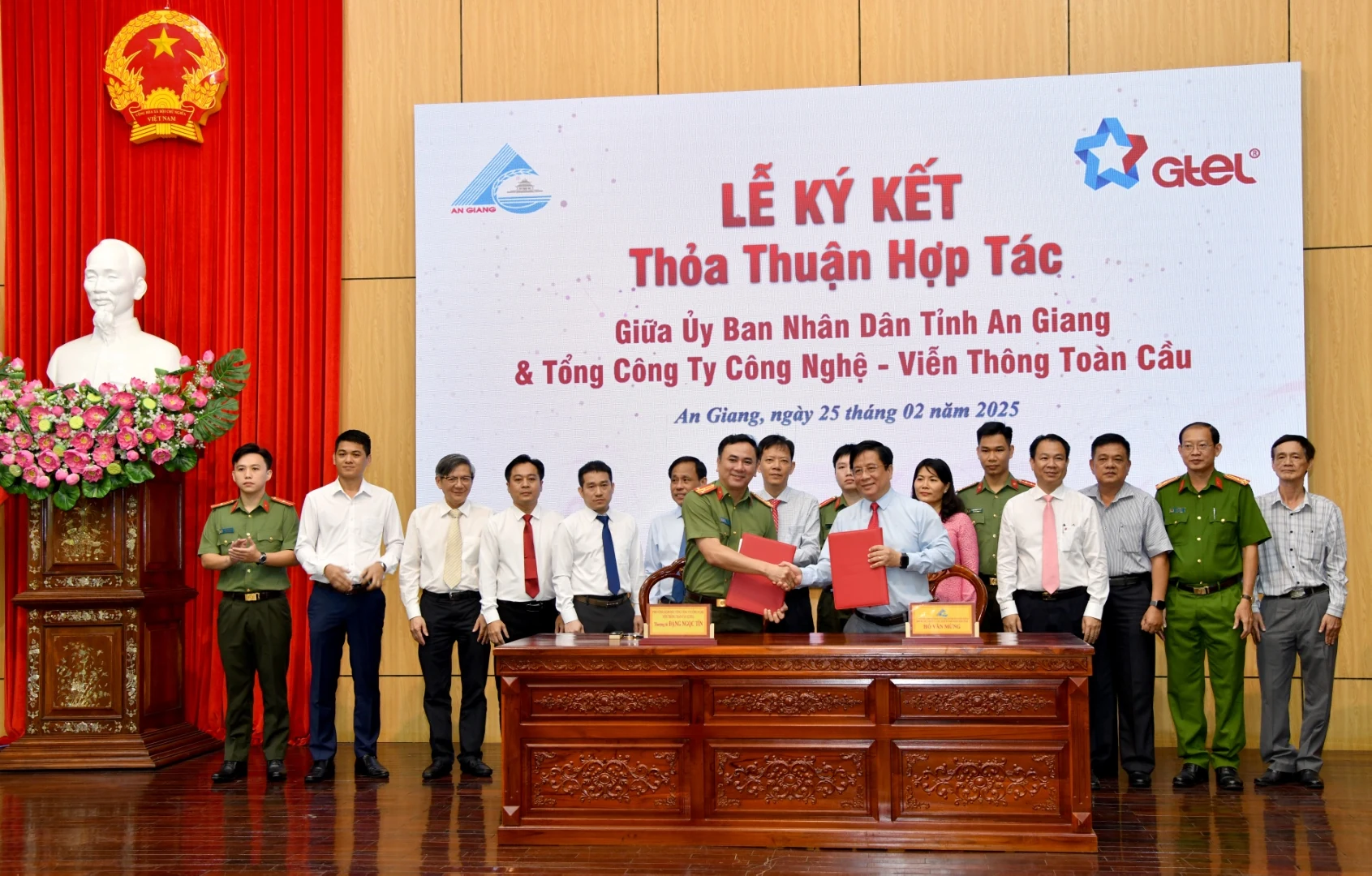 UBND tỉnh An Giang ký kết hợp tác với Tổng Công ty Công Nghệ - Viễn thông Toàn cầu (GTEL)