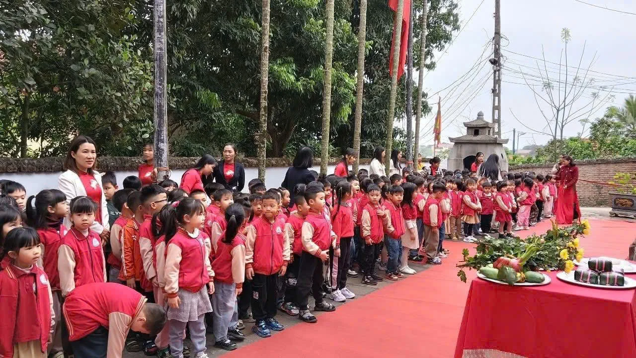 Nhiều hoạt động ý nghĩa cho trẻ dịp Giỗ Tổ Hùng Vương