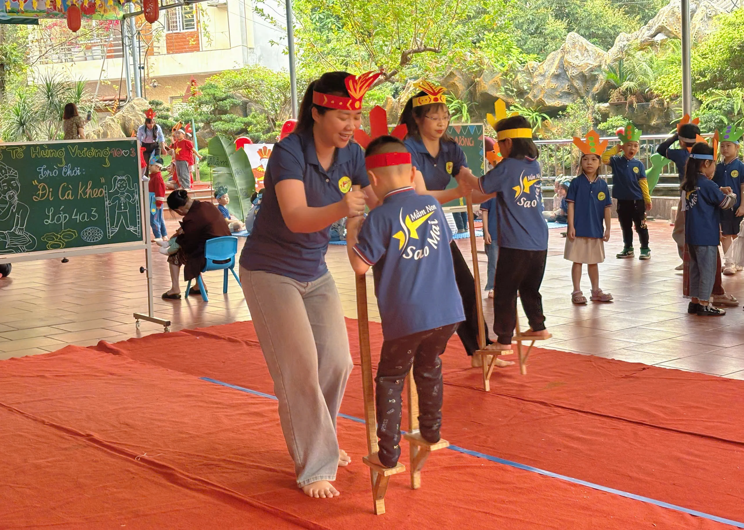 Nhiều hoạt động ý nghĩa cho trẻ dịp Giỗ Tổ Hùng Vương