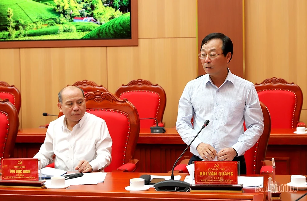 Thường trực Tỉnh uỷ Phú Thọ, Vĩnh Phúc, Hoà Bình họp thống nhất triển khai công tác sắp xếp, sáp nhập