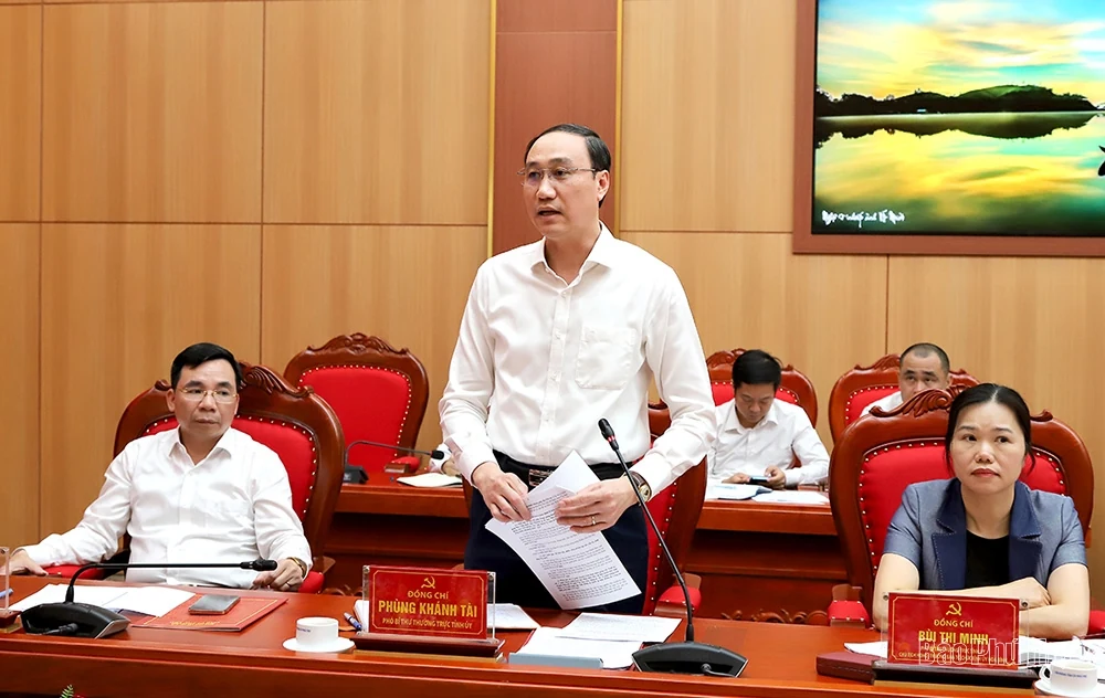 Thường trực Tỉnh uỷ Phú Thọ, Vĩnh Phúc, Hoà Bình họp thống nhất triển khai công tác sắp xếp, sáp nhập