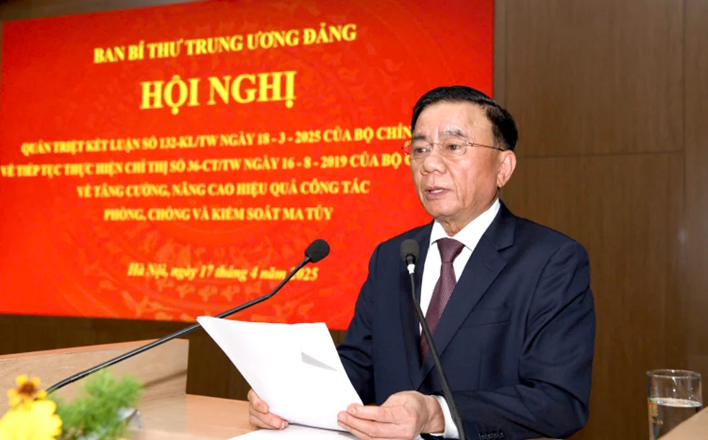 Phòng, chống và kiểm soát ma túy là nhiệm vụ của cả hệ thống chính trị và toàn xã hội