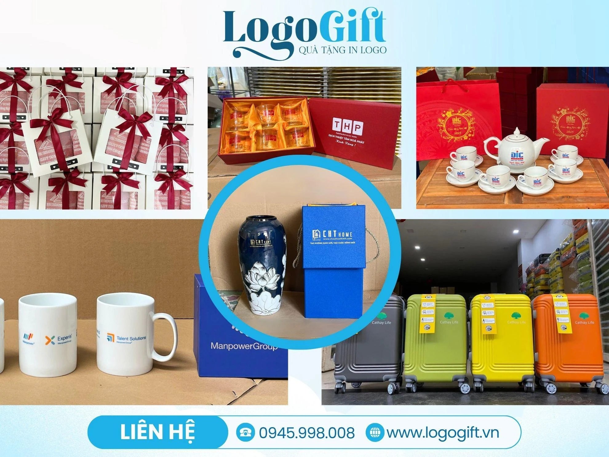 Quà tặng doanh nghiệp in logo tại LogoGift - Ghi dấu ấn thương hiệu
