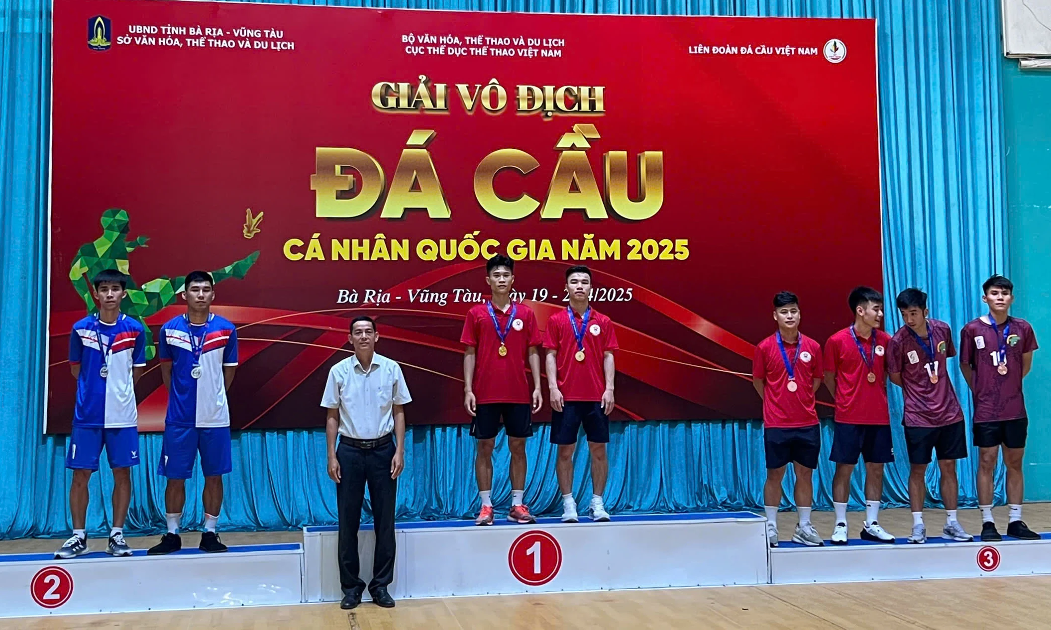 Phú Thọ giành 4 Huy chương tại Giải Vô địch Đá cầu cá nhân Quốc gia 2025