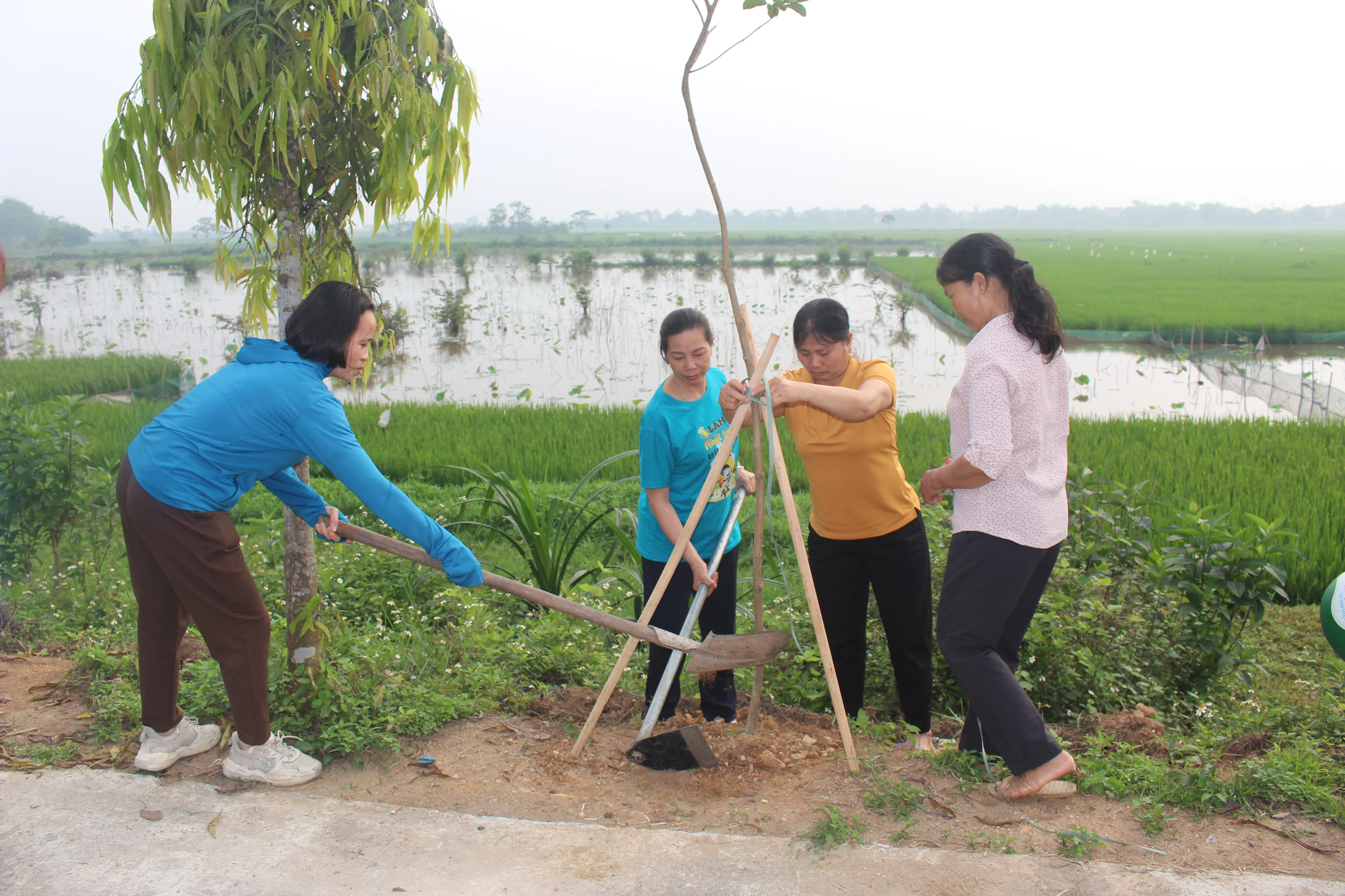 Khởi công công trình “Đường hoa kiểu mẫu”
