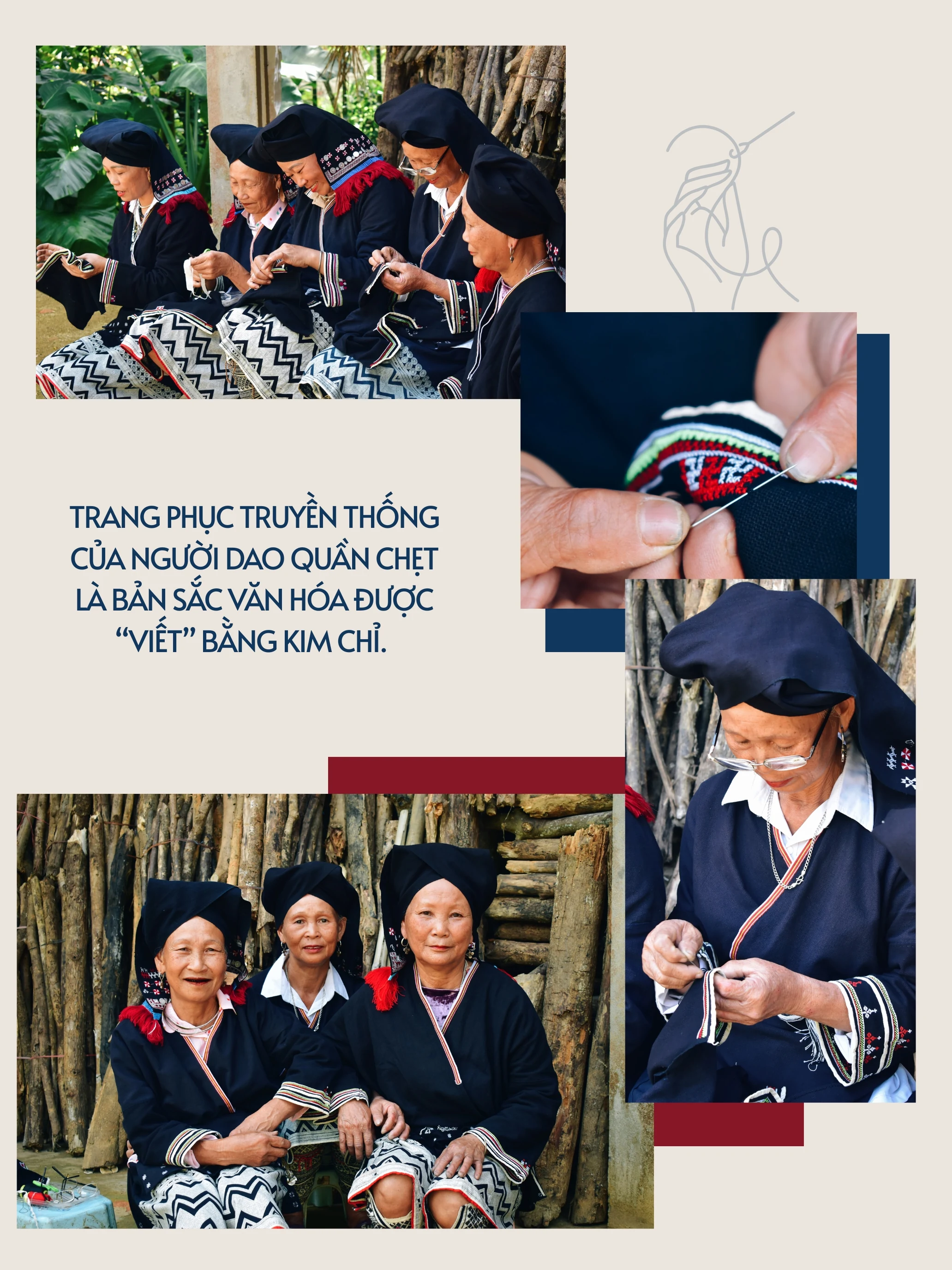 “Ngôn ngữ” văn hóa trên trang phục truyền thống