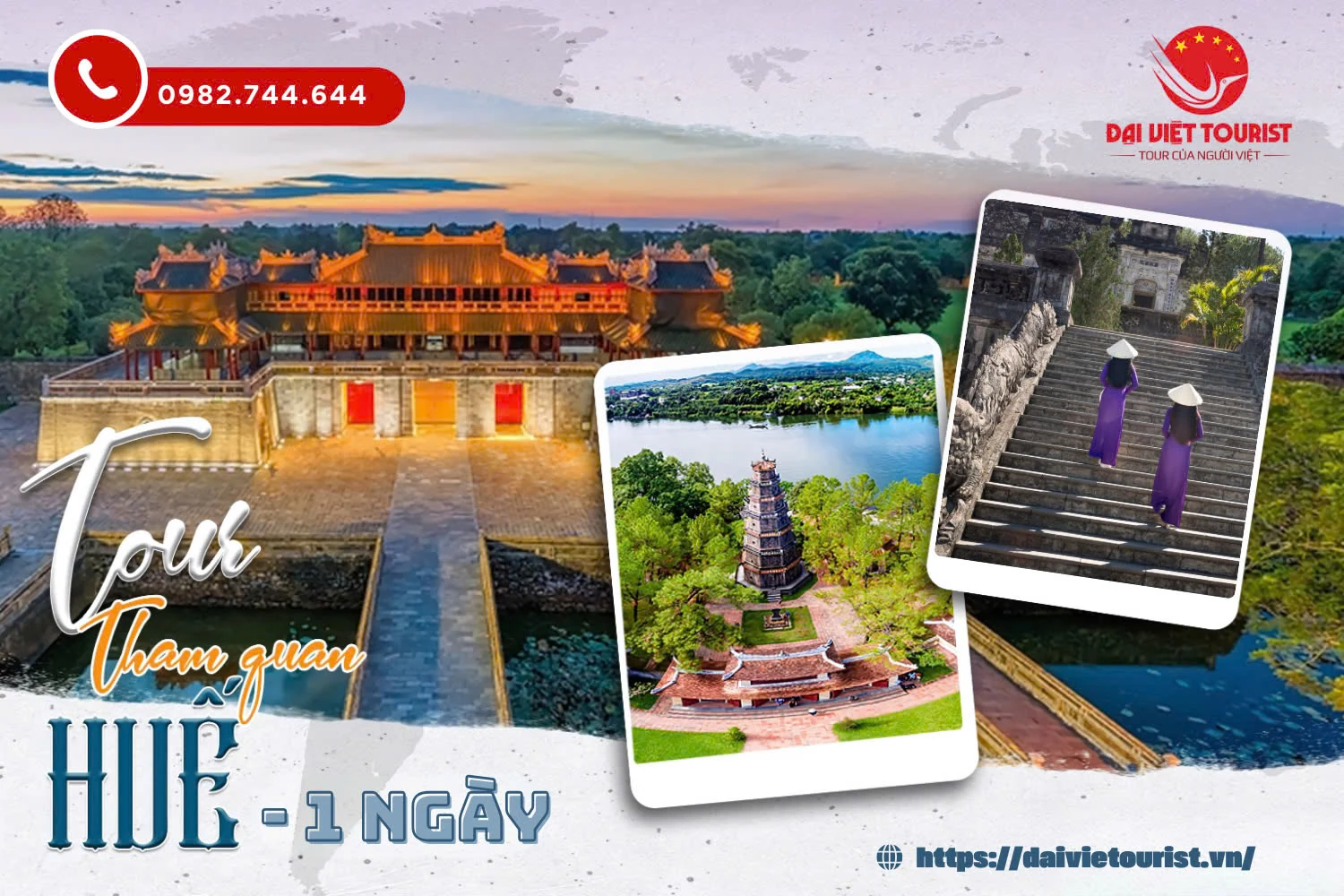 Đại Việt Tourist đơn vị tổ chức tour Huế 1 ngày từ Đà Nẵng giá rẻ uy tín