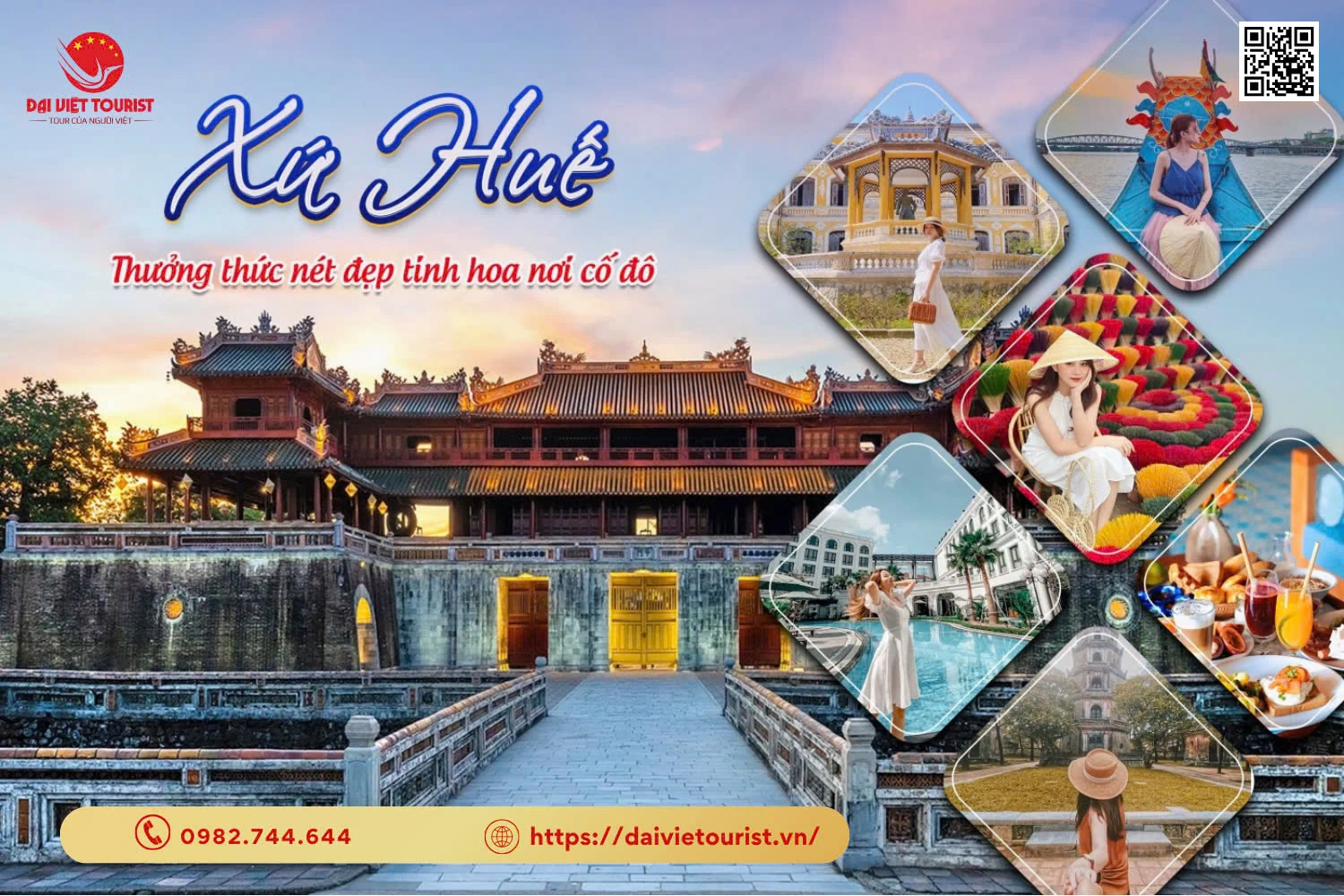 Đại Việt Tourist đơn vị tổ chức tour Huế 1 ngày từ Đà Nẵng giá rẻ uy tín