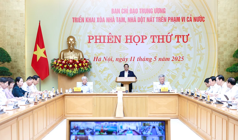 Thủ tướng Chính phủ chủ trì Phiên họp thứ Tư, Ban Chỉ đạo Trung ương xóa nhà tạm, nhà dột nát