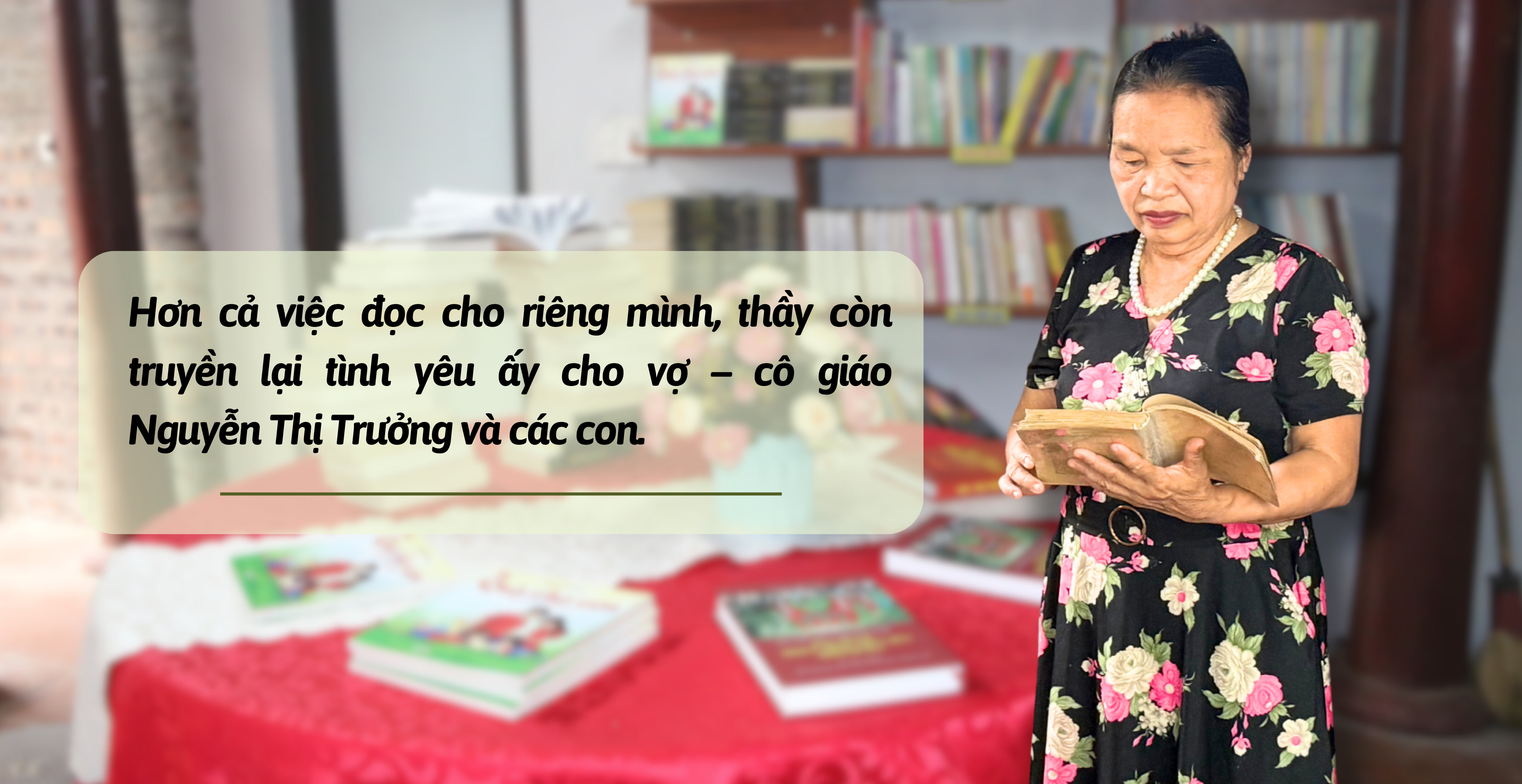 Thư viện “Nhà giáo Nguyễn Văn Bình”: Tiếp nối tình yêu sách