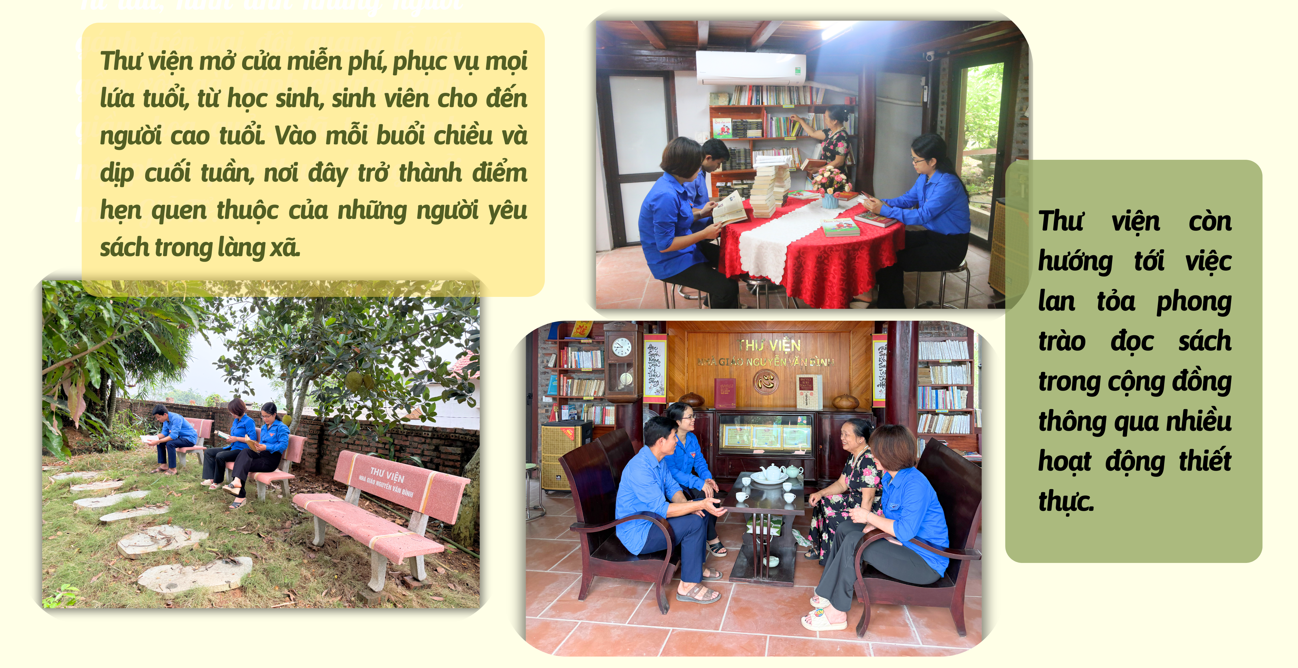 Thư viện “Nhà giáo Nguyễn Văn Bình”: Tiếp nối tình yêu sách