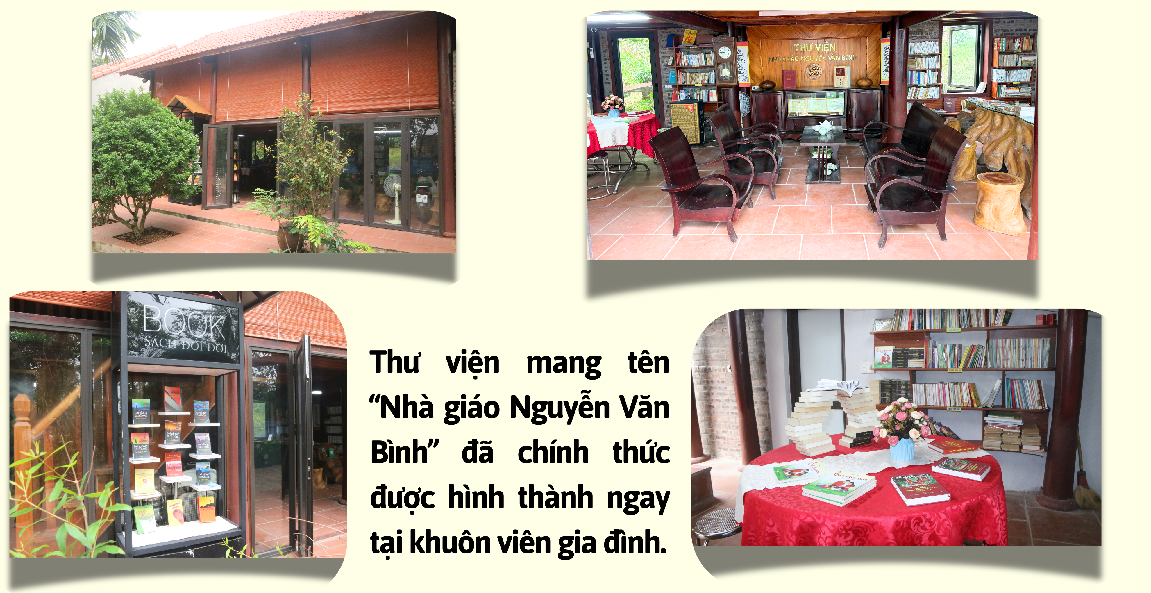 Thư viện “Nhà giáo Nguyễn Văn Bình”: Tiếp nối tình yêu sách