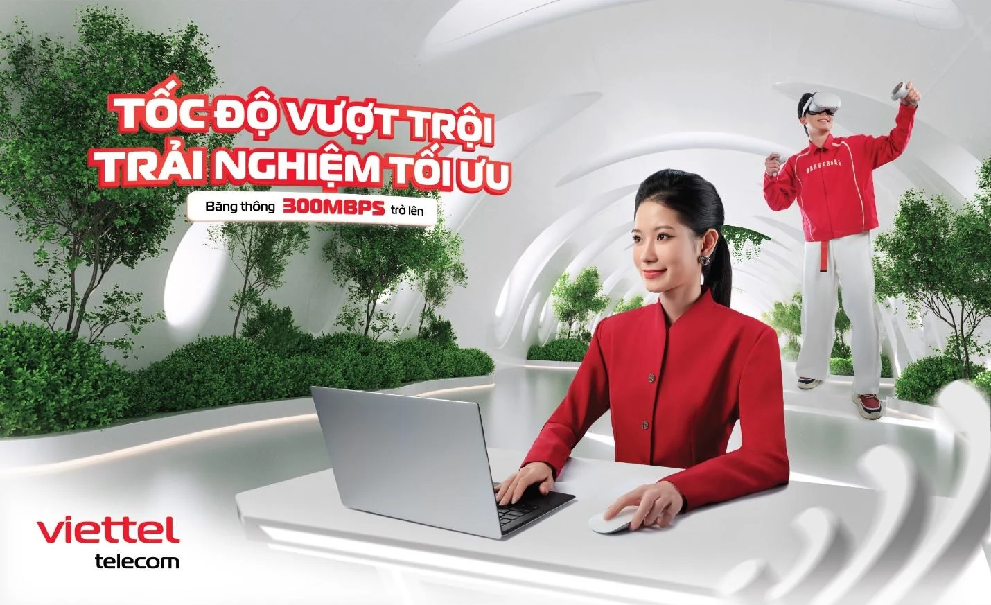 Toàn bộ khách hàng Viettel được nâng băng thông internet cáp quang lên tối thiểu 300Mbps