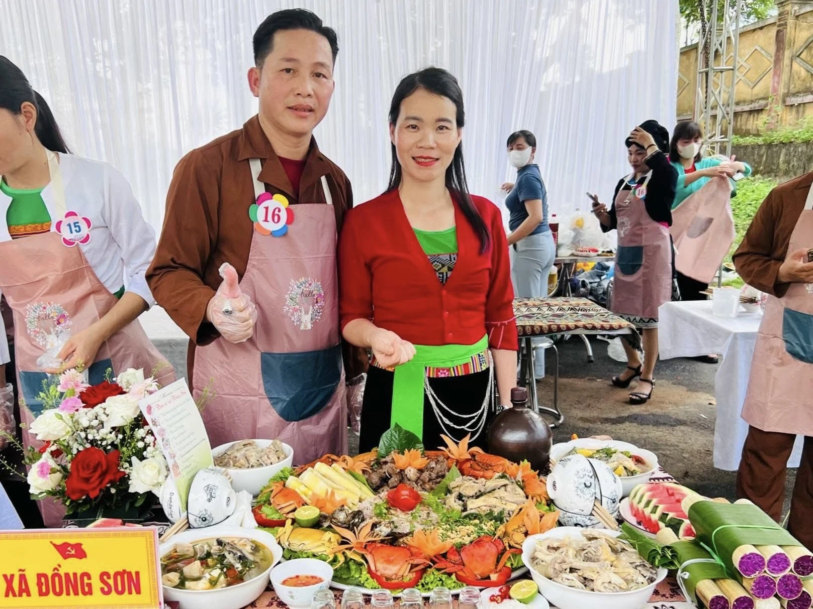 Liên hoan mô hình sáng tạo, chia sẻ việc nhà, gắn với văn hóa ẩm thực Tân Sơn