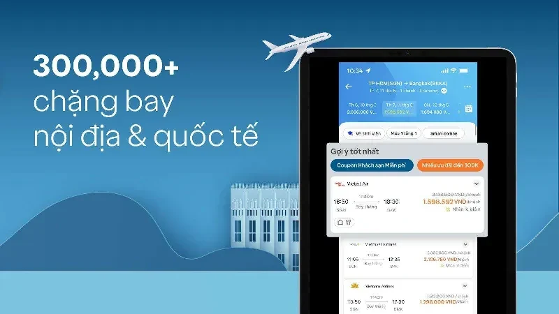 Bật mí cách đặt vé máy bay nhanh chóng trên Traveloka