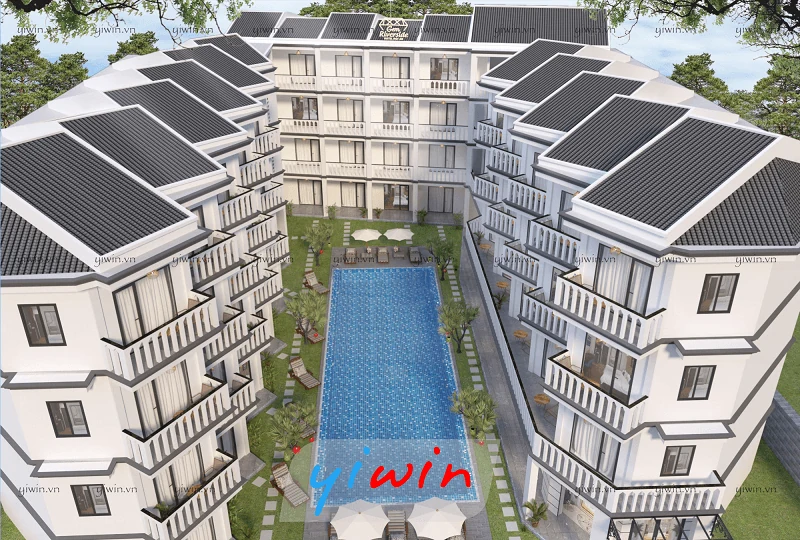 Yiwin – Nhà thầu thiết kế thi công xây dựng khách sạn, resort trọn gói
